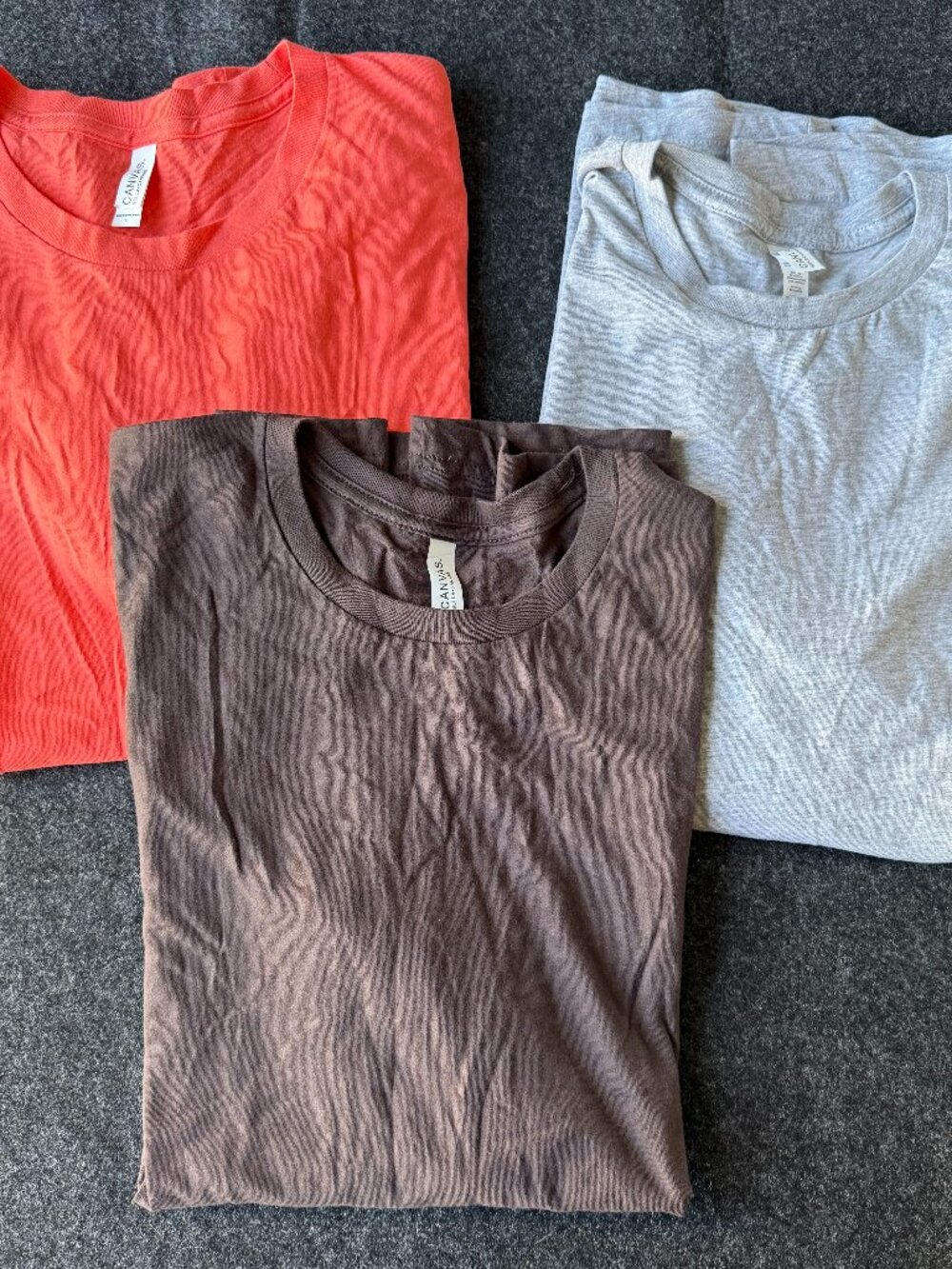 Bella Canvas Large T Shirt Lot 3 Blank Tees